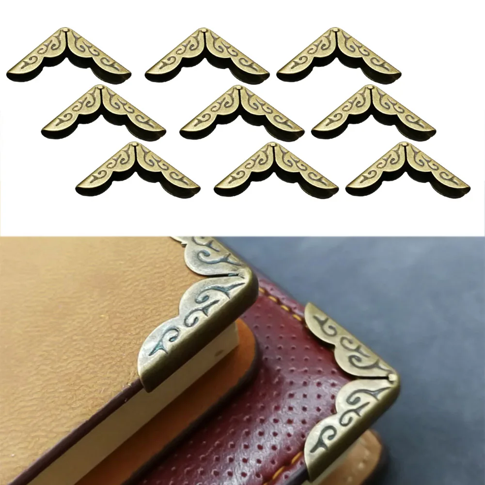 

Small Scalper Notebook Metal Corner Protector Notebook Corner Accessories Cowhide Book Sticker Corner