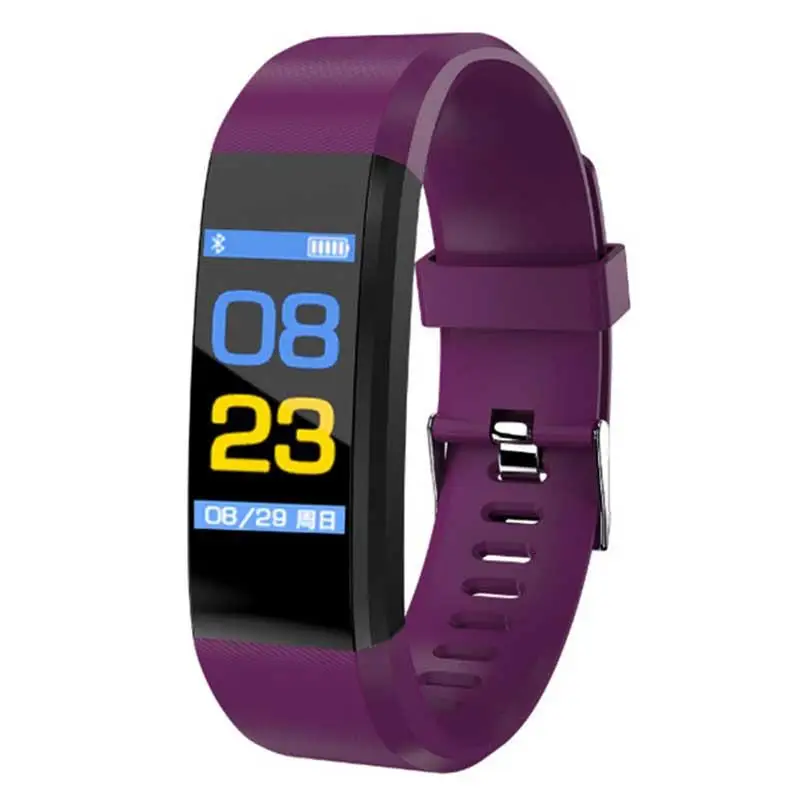 115 плюс Bluetooth 4 0 смарт-браслет часы Браслет фитнес-трекер для измерения сердечного