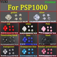 yuxi 11 colors optional new left right abxy buttons kit replacement for psp1000 psp 1000 game console repair part