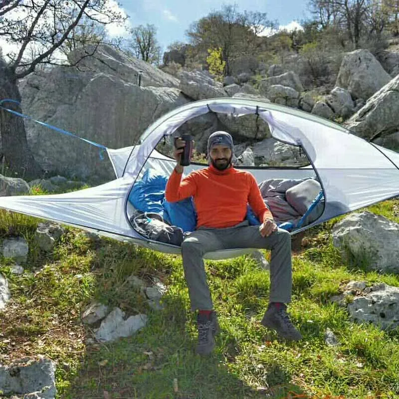 Ультралегкая палатка гамак для кемпинга на дереве отдыха открытом воздухе