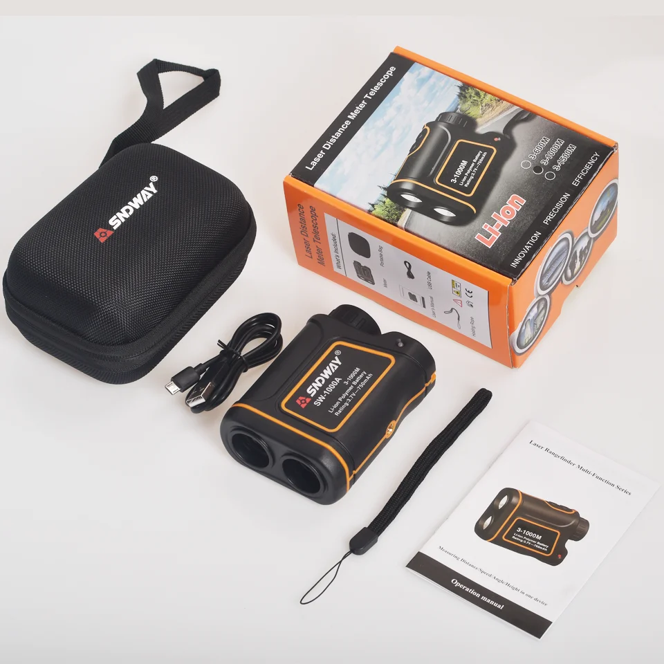 1000 м многофункциональный лазерный дальномер 6X монокулярный телескоп для охоты