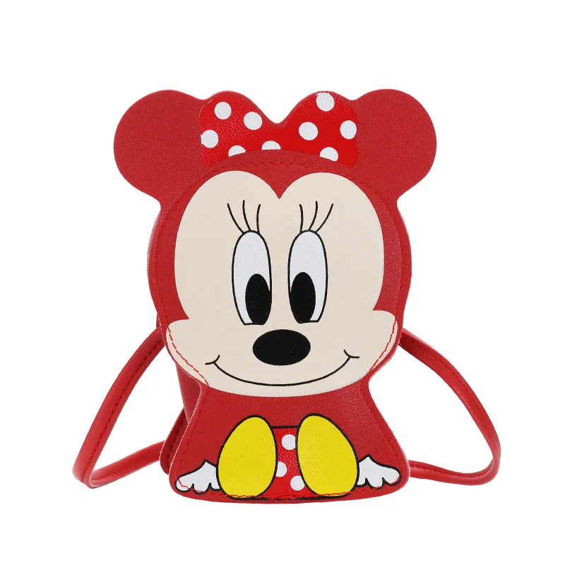 Детская сумка мессенджер с Микки Маусом модная маленькая сумочка на плечо для