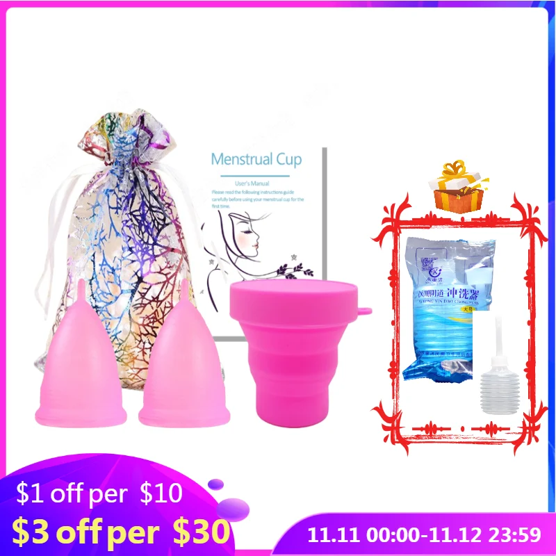 

Medical Grade Silicone Menstrual Cup women Lady menstrual period cup Coppetta Mestruale Coupe feminine hygiene menstrual cup