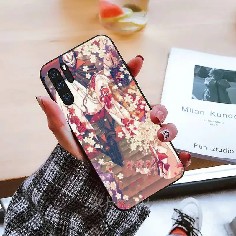 

Japanese cartoon pub wave Anime Dragon Phone Case For Huawei honor Mate P 9 10 20 30 40 Pro 10i 7 8 a x Lite nova 5t