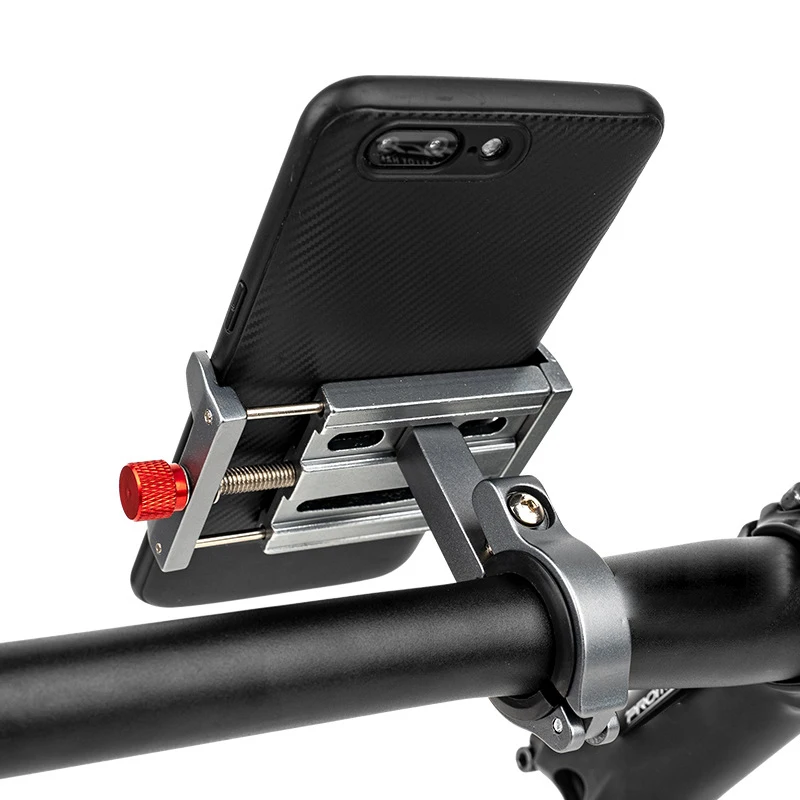 Алюминиевый держатель для телефона на велосипед вращающийся 360 градусов