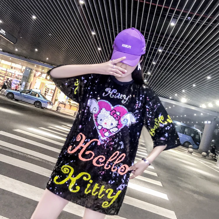 2020 модная блестящая женская футболка с блестками для фестиваля летняя