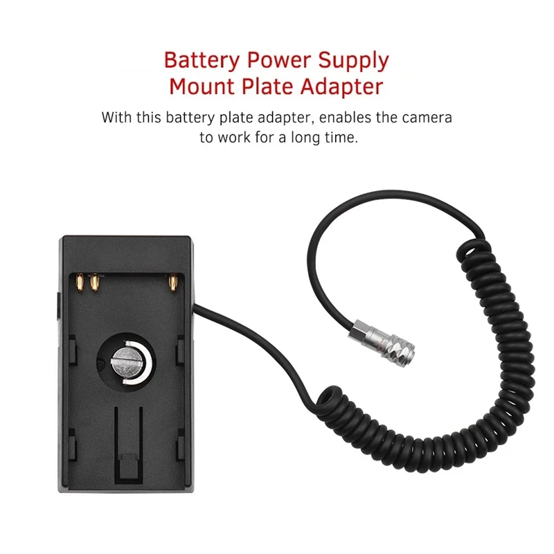 Батарейный блок питания для камеры DV Монтажная пластина адаптер с винтом 1/4 дюйма
