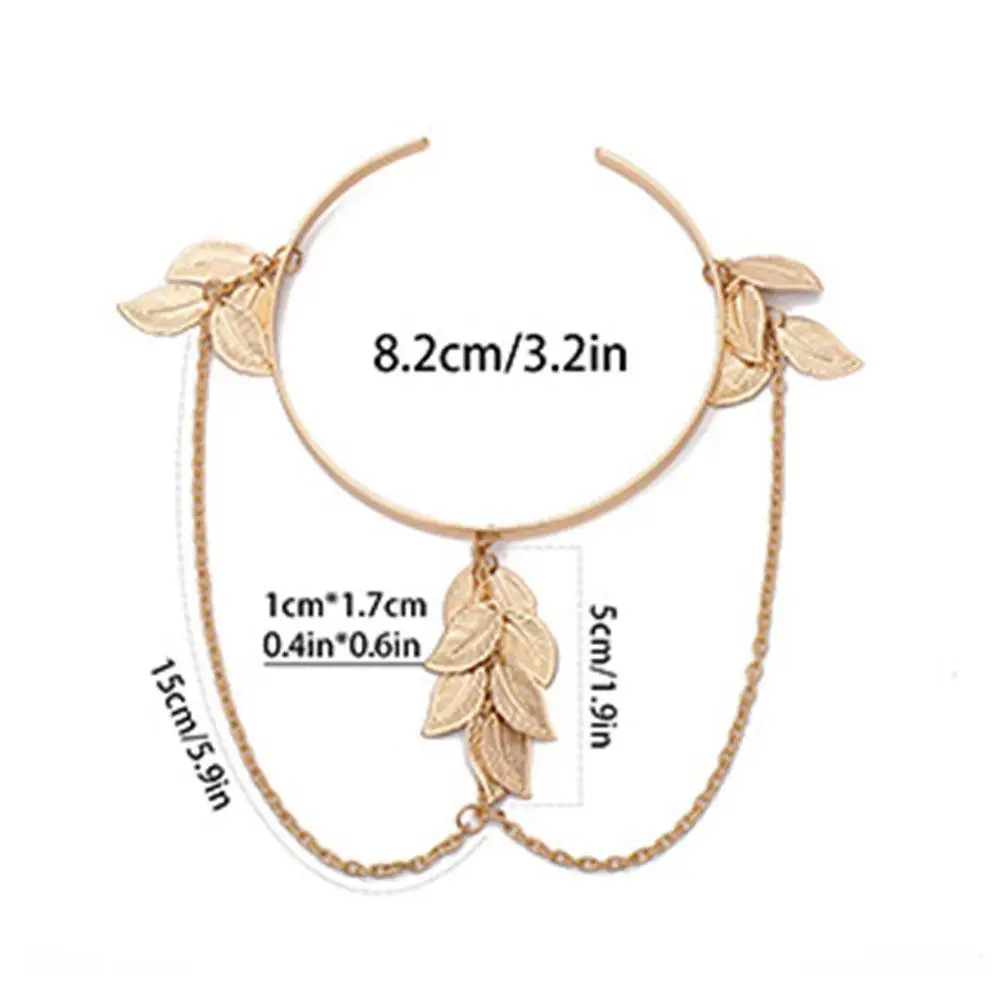 

1Pcs Retro Geometric Leaf Tassel Arm Bracelet for Women Sequin Arm Chain Punk Upper Armlet Bracelets Bangles Jewelry Accessories