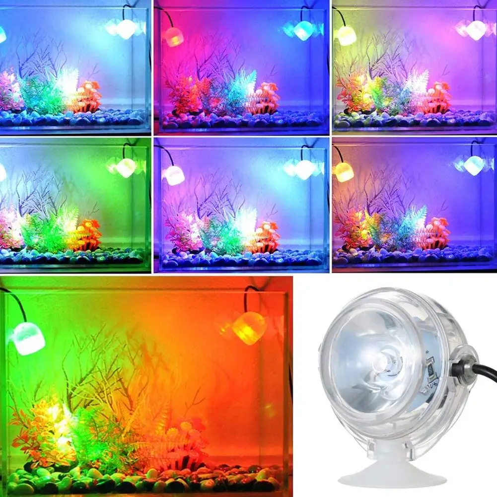 

Color Submersible Light Remote Controll Underwater Lamp Usb Fish Tank Diving Light Outdoor Garden Pool Fountains Aquariums Decor