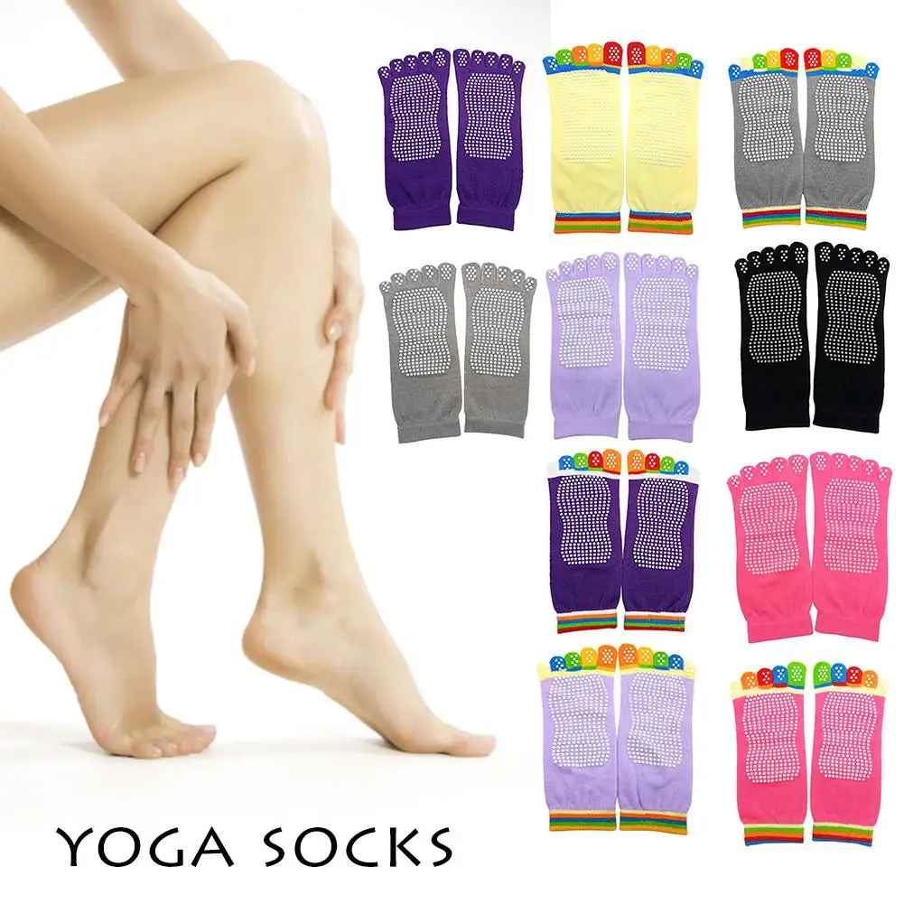 Носки для йоги нескользящие хлопковые носки женские спорта|Носки йоги| |