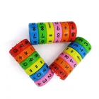 6 штук Магнитная Монтессори для детей дошкольного возраста, Обучающие пластиковые игрушки для детей Математика номерам DIY головоломки для сборки для маленьких мальчиков и девочек