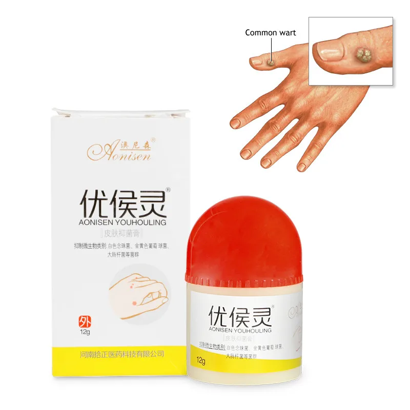 

Body Warts Treatment Cream Skin Care Tag Remover Ointment 100% Herbal Medicine Warts Ointment Foot Corn Removal Plantar