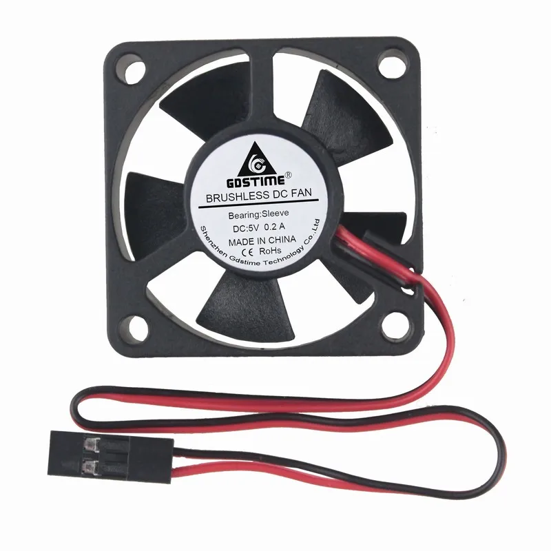 2 шт. Gdstim Dupont рукав 2Pin 5V 35*35*10 мм Smart компьютер PC VGA Видео теплоотвод кулер DC