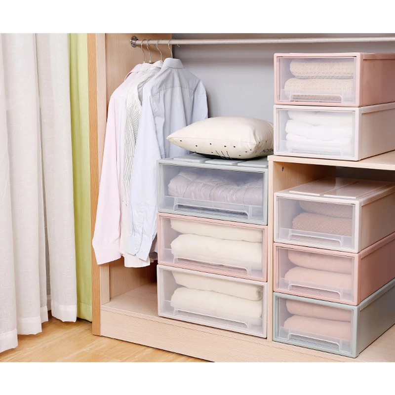 Пластиковый ящик для хранения Чехол Организатор ящика Портативный Стекируемые