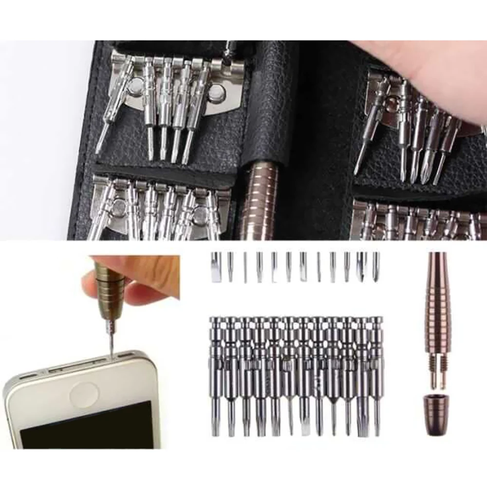 25 в 1 Набор отверток мобильный телефон набор инструментов для ремонта Мультитул