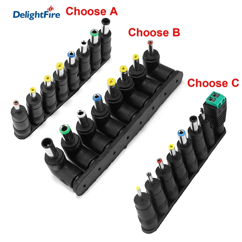 Набор адаптеров питания постоянного тока Универсальный 5 мм x 2 1 адаптер