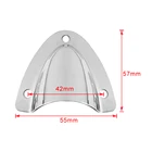 2 шт., Большой раскладной клапан из нержавеющей стали для лодок