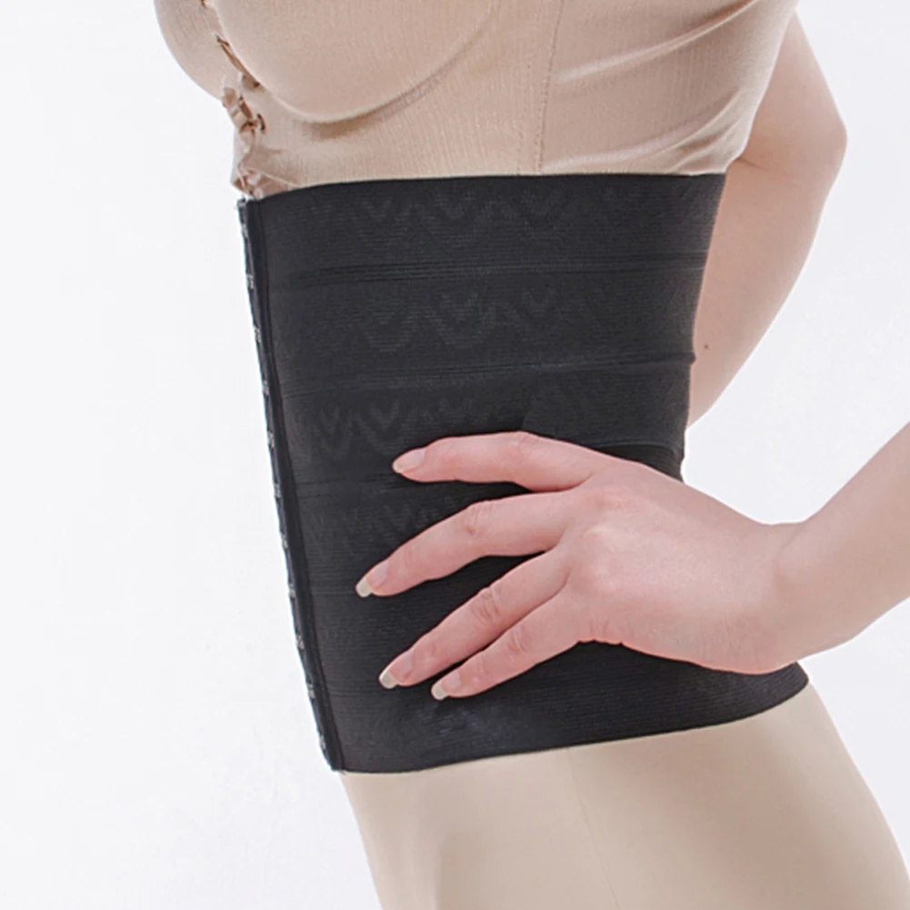 Женский корсет под грудь пояс для похудения резиновый 3 однобортных пряжки