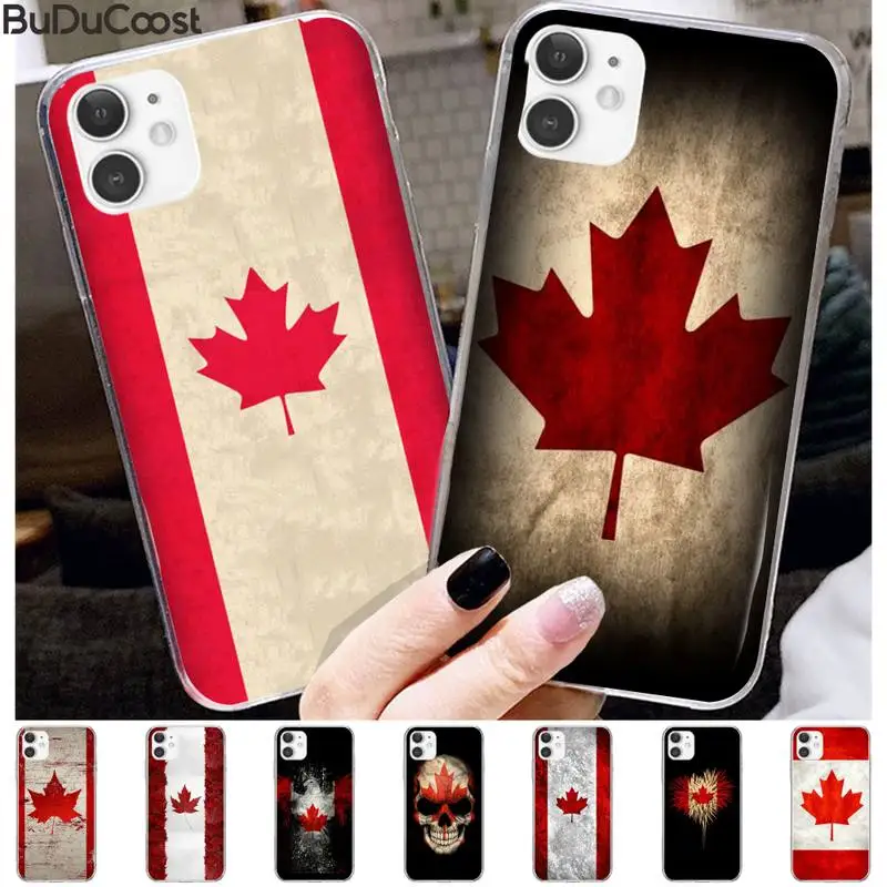 Riccu чехол для телефона с канадским флагом Iphone 11 Pro11 Pro Max X 8 7 6 6S Plus 5 5S SE Cass|Бамперы| |