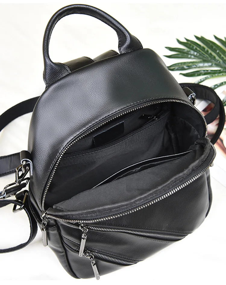 

2019 Women Backpack Luxury Designer Mini Backpack Real Leather Small Bag Pack Travel Blackpack for Girls School Bags