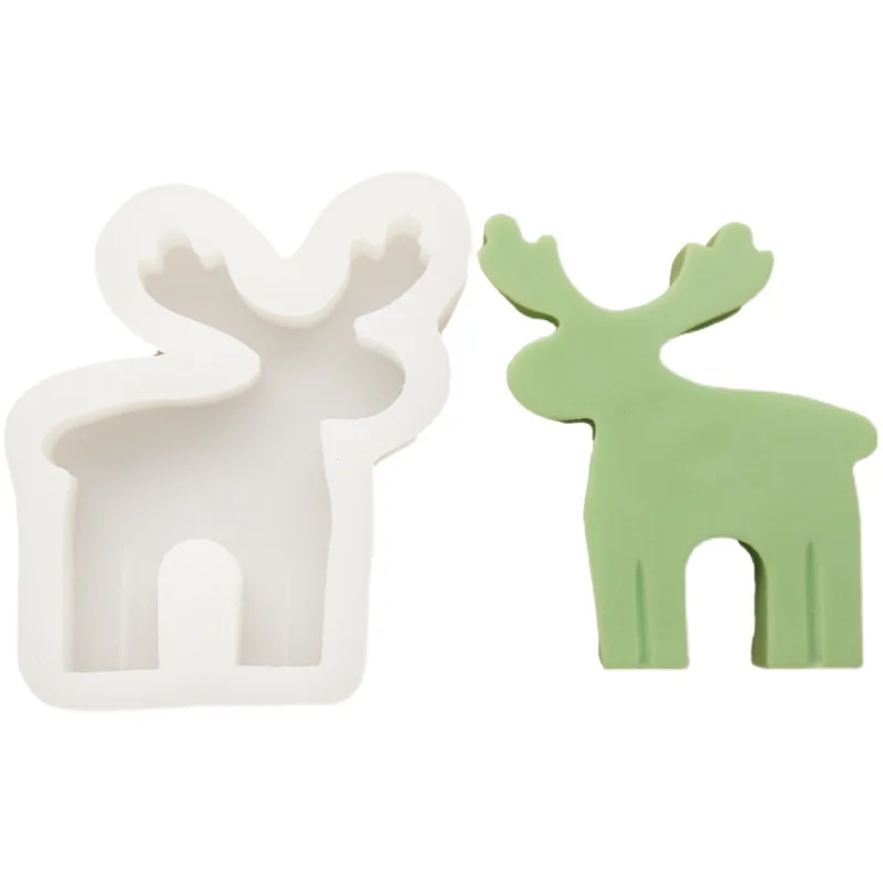 Силиконовая форма сделай сам для ароматерапии в виде рождественского оленя