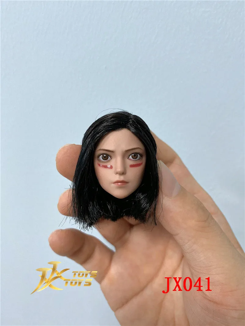 JXTOYS JX041 1/6 Alita Head Sculpt Fighting Angel Carving Model Fit 12 inch Female Soldier Action Figure In Stock | Игрушки и хобби