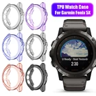 Защитный чехол для часов Garmin Fenix 5X  5X plus, Мягкий защитный чехол из ТПУ, 1 шт., аксессуары для умных часов