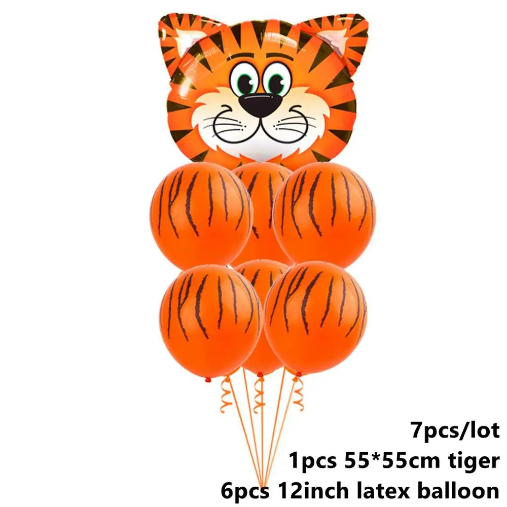 Animals Balloons 1 Taoup 1 шт. пластиковые ананас Пальма розовые очки Фламинго летние тропические вечерние принадлежности Гавайские вечерние украшения сувениры для свадьбы - Цвет: Animals Balloons 1