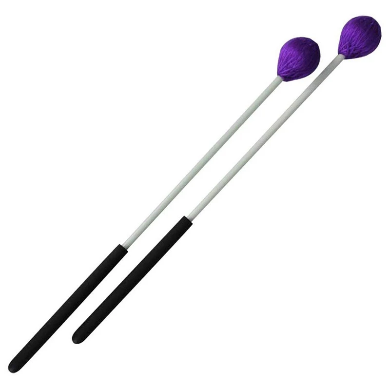 1 пара молотков Marimba перкуссионные молотки с фиолетовой нейлоновой головкой