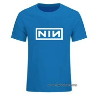 graphic casual costume cotton slim fit casual short sleeve t shirt men print nine inch nails rock band t shirts size xs 3xl
