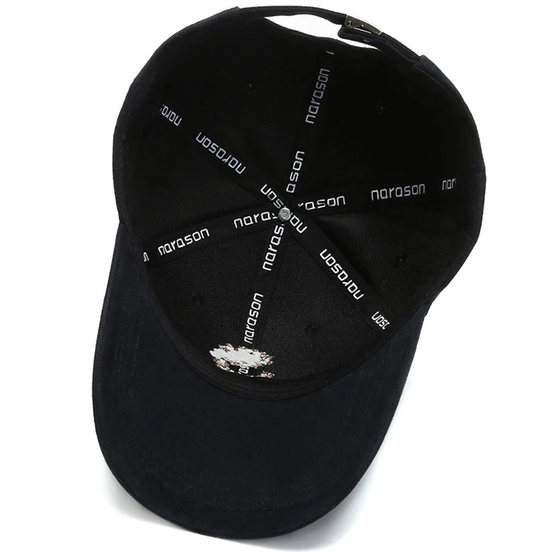 Бейсболка с вышивкой в виде звезды классическая черная или белая женская