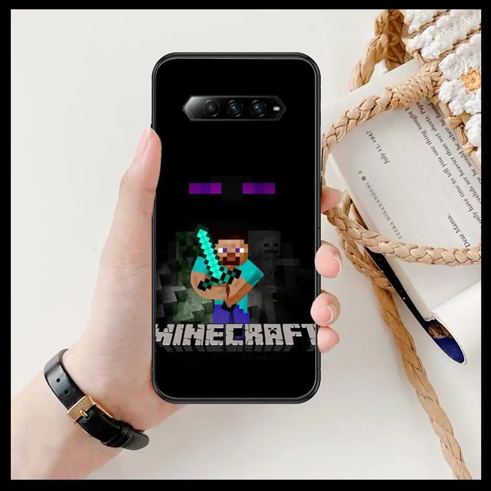 

Popular Game World Cartoon cover Soft Anime Phone Case For xiaomi Black Shark 2 3 3s 4 Pro Helo Black Cover Silicone Back Prett