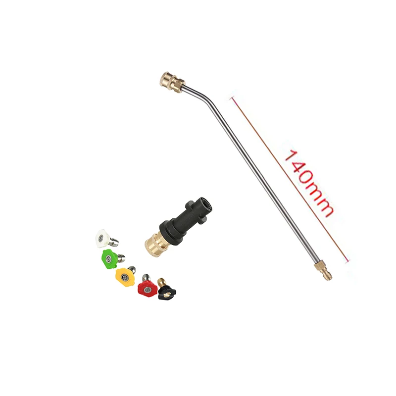Красный Авто шайба палочка Расширение Замена Копье для Karcher K2 K3 K4 K5 K6 K7, 1/" Быстрое подключение шасси устройство для чистки желоба - Цвет: Красный