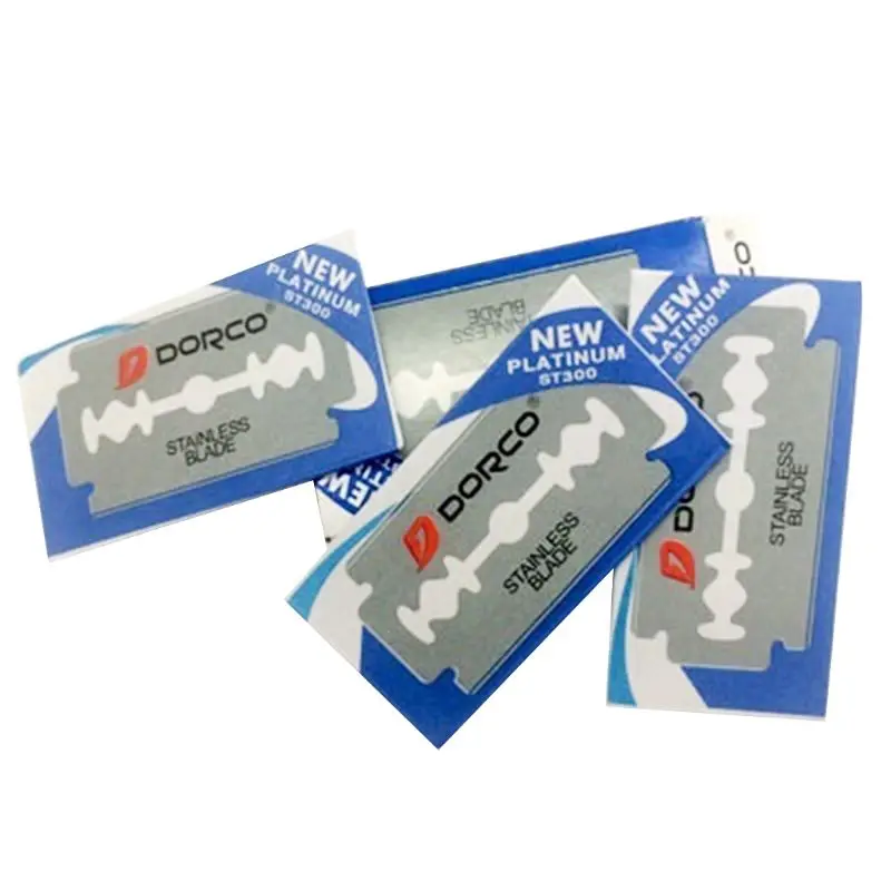 

10 Pcs ST300 Stainless Steel Shaver Blades Men Double Edge Razor Sharp Thin Blade Face Care