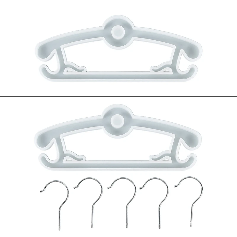 

Clothes Hanger Epoxy Resin Mold Clothing Stand Rack Silicone Mould DIY Crafts