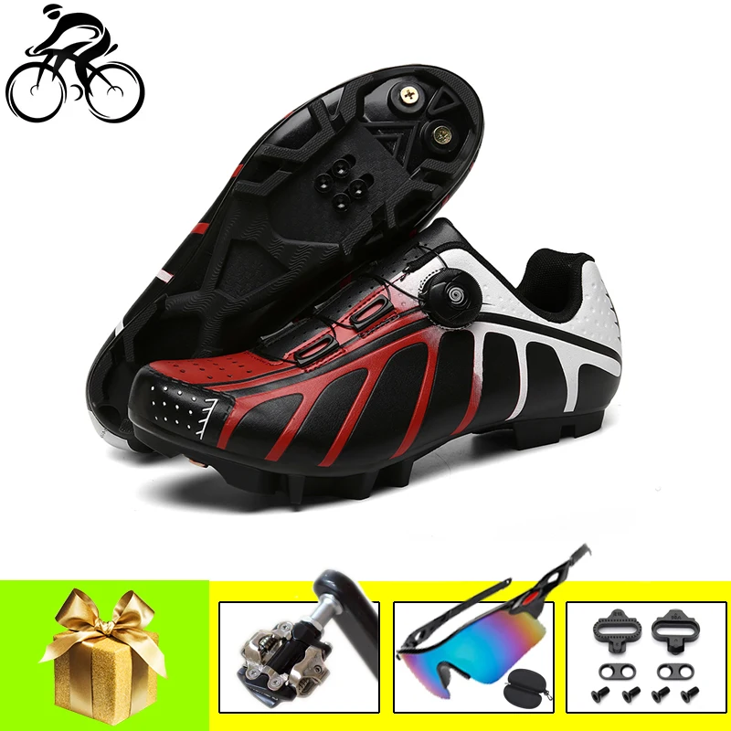 

Сверхлегкие кроссовки для горных велосипедов, профессиональная дышащая обувь для езды на велосипеде, Spd, самоблокирующиеся