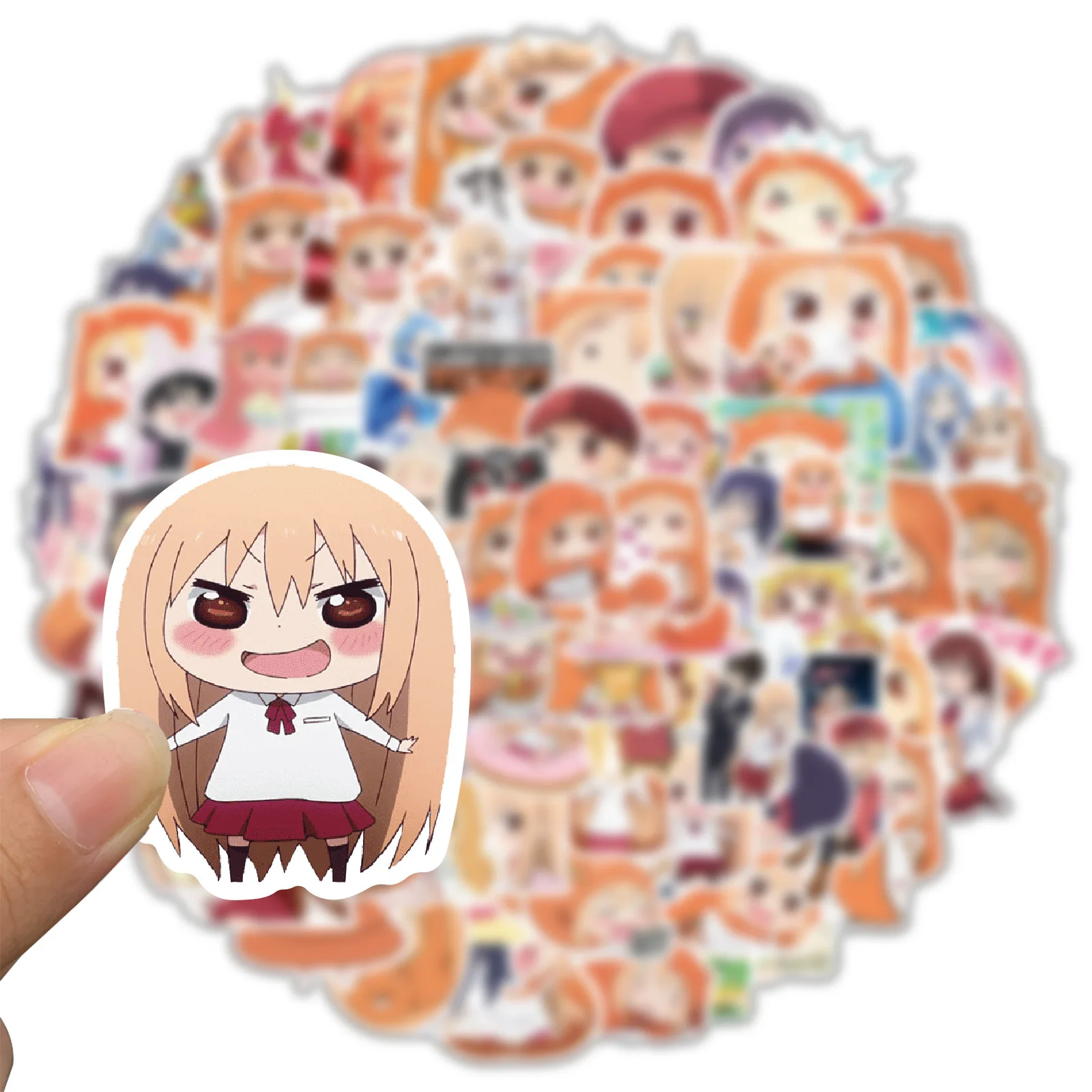 10/50/100 шт. Япония Himouto! Аниме наклейки Умару-Чан для багажа чемодана ноутбука