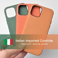 italian mastrotto genuine leather case for iphone 12 pro max 11 xs luxury supercar cowhide high end phone cases cover