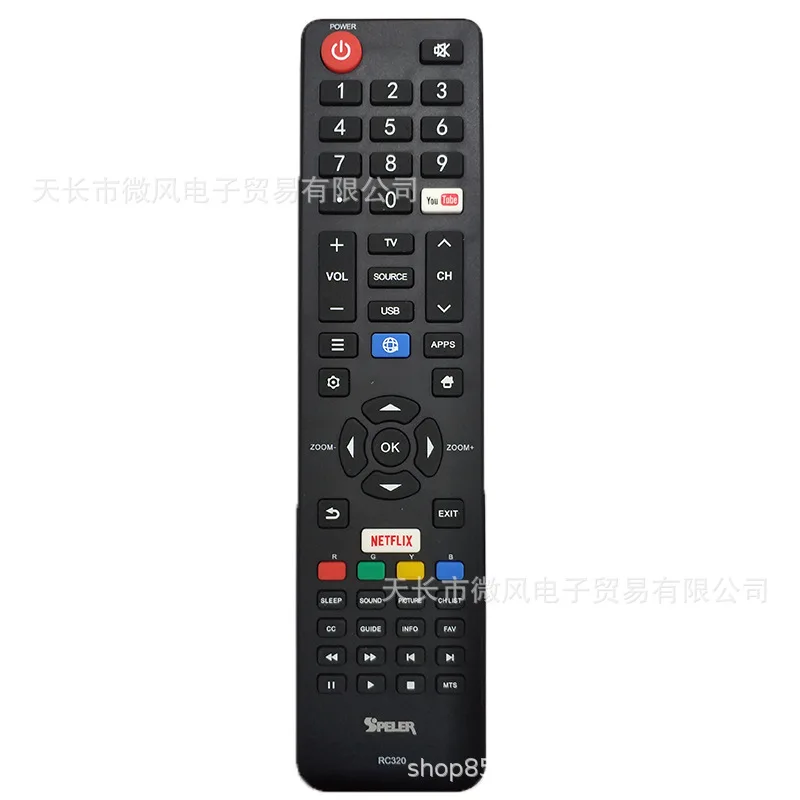 

English Universal LCD Controller Television Smart TV Remote Control For Rc320 Controle Remoto