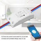 Tuya Интеллектуальный переключатель Wi-Fi 10A2200W Беспроводной дистанционный переключатель modelue таймер приложение Управление умный дом для Amazon Alexa и Google Home