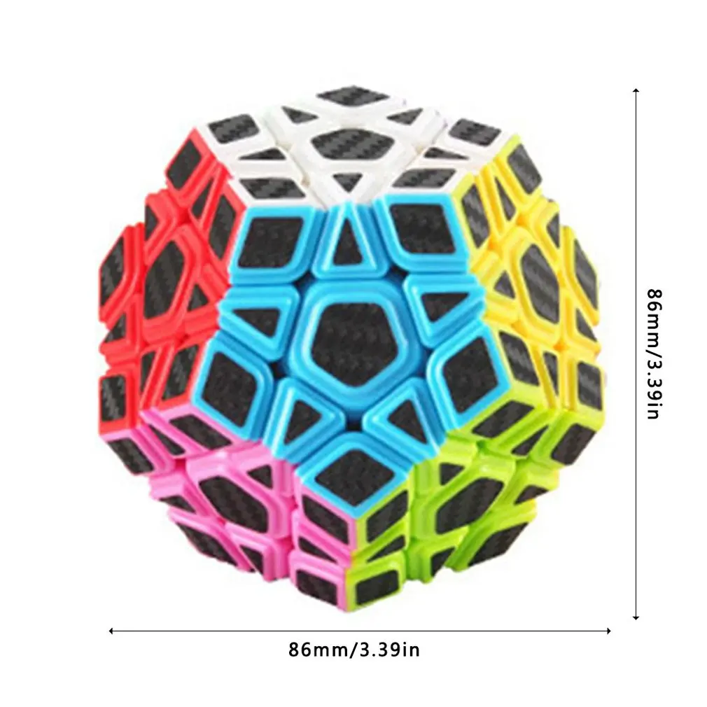

Demon Carbon Fiber Magic Cube Second-order Three/four/five Order Magic Cube Set Educational Children's Toys
