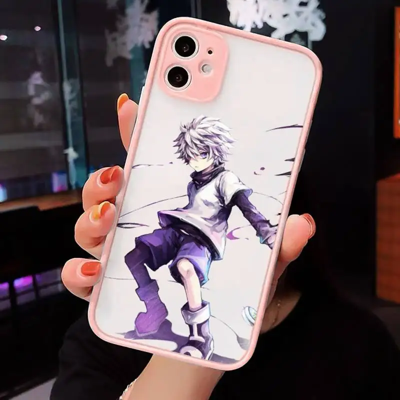 

Hunter X Hunter Killua Zaoldyeck Phone Cases matte transparent For iphone 7 8 11 12 plus mini x xs xr pro max cover
