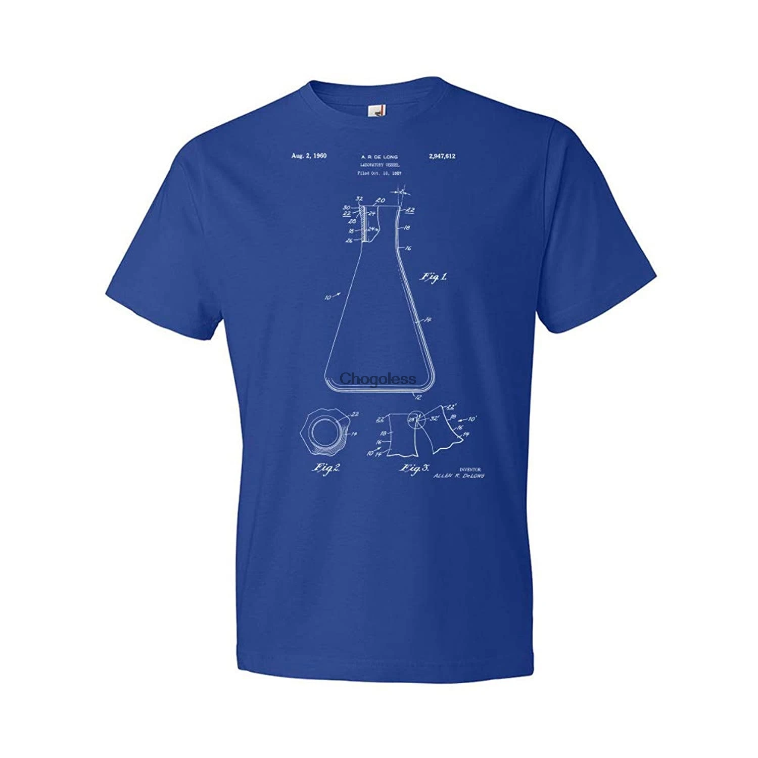 

Patent Earth Erlenmeyer Flask T-Shirt Chemistry Gift Science Apparel Teacher Gift
