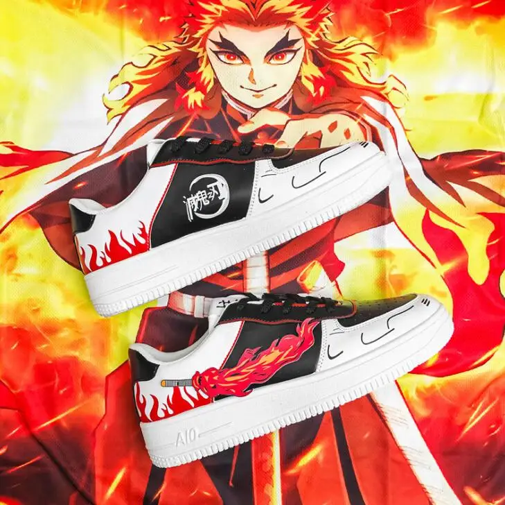 

Anime Demon Slayer shoes for men Men's sneakers casual air mesh streetwear jogging walking force Men shoes