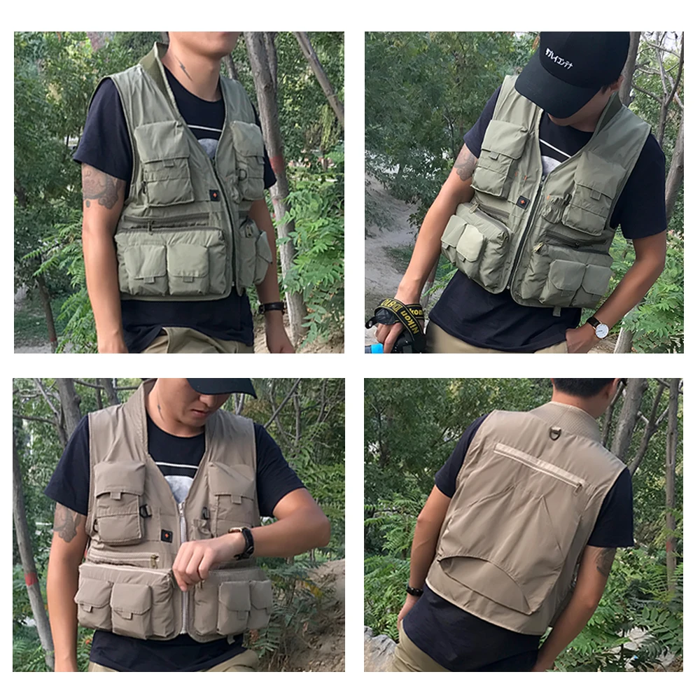 Рыболовный жилет быстросохнущий для ловли нахлыстом мужчин дышащий материал