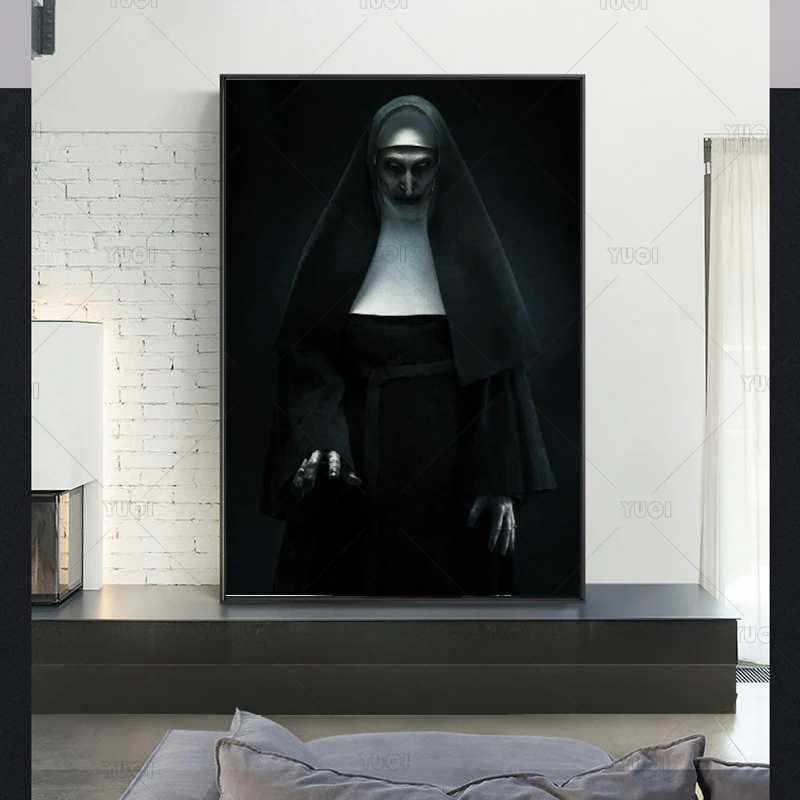 

The Nun Movie The Conjuring Horror Remake Art Film Print Poster Home Wall Decor