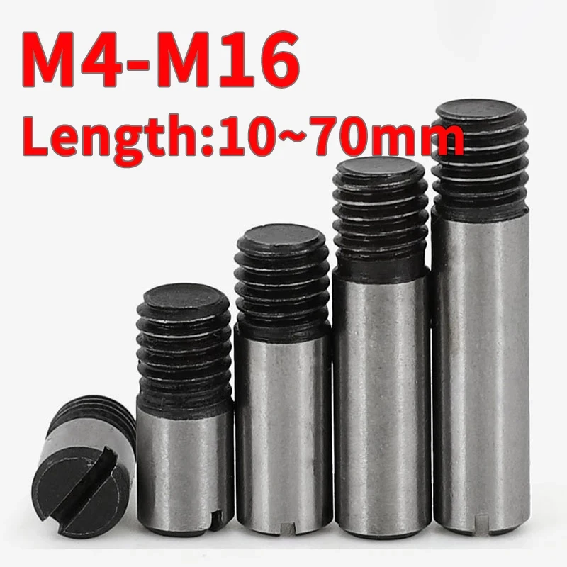 

M4 M5 M6 M8 M10 M12 M16 Slotted Cylindrical Pin Dowel External thread Locating Pin 45# Steel GB878