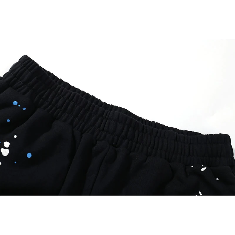 

Women Men Starry Sky ink Graffiti Beach Shorts Best Quality Cotton Summer Style Fashion Shorts