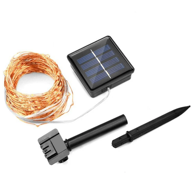 Solar LED lamp string solar outdoor festival Festival Christmas party waterproof color | Лампы и освещение