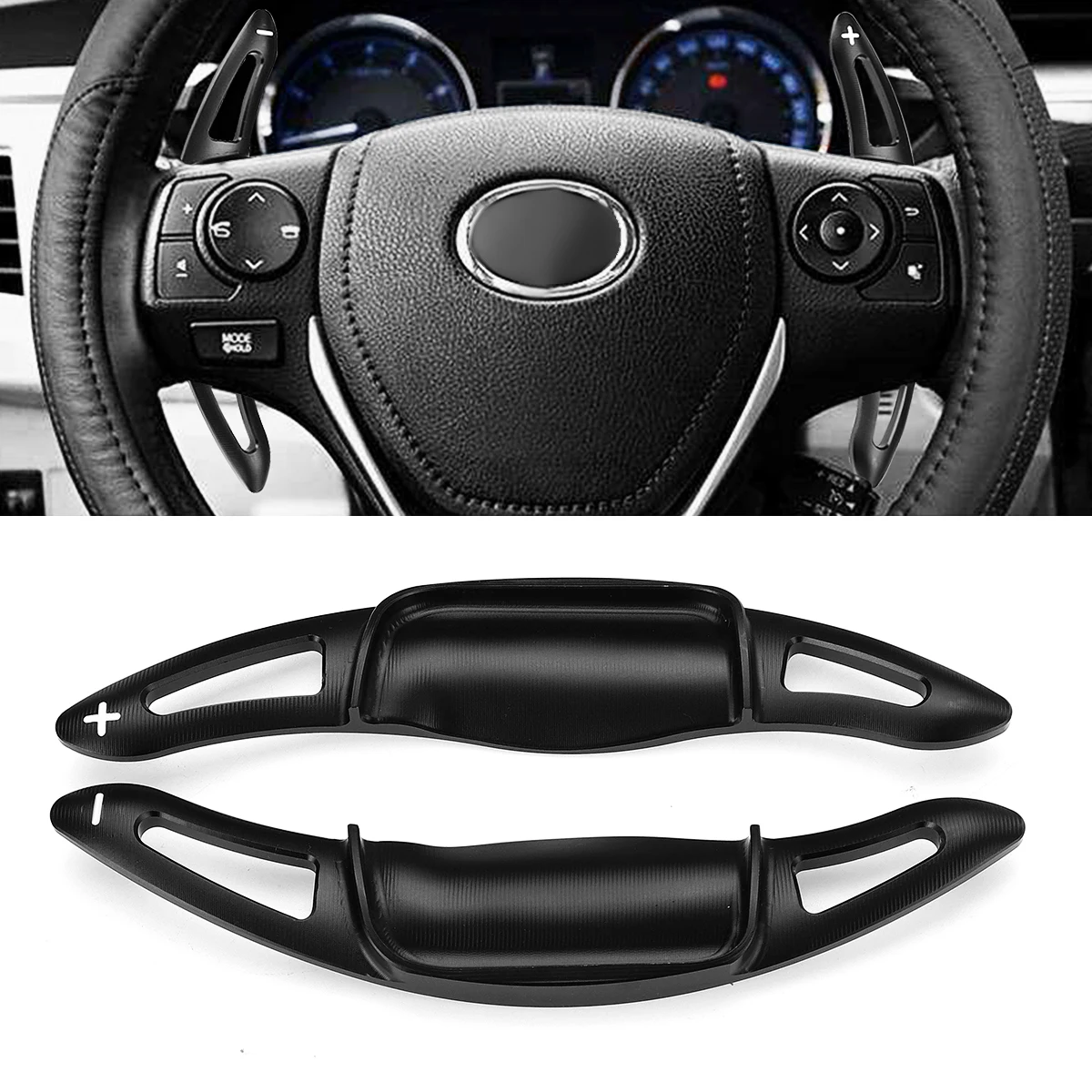2X Car Steering Wheel Paddle Shift Extend Shifter Extension For Toyota Camry